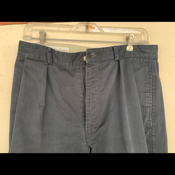 MENS PERRY ELLIS BLACK DRESS/CHINO PANTS - Picture 6 of 7